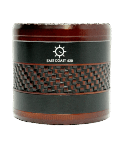 EC420 Weaving Wood Style 63mm 4 Piece Grinder  - Black