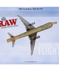 RAW Metal Rolling Tray - 7" x 5" - Flying High