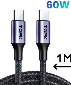 TOPK AC10 Type-C to Type-C 60W Cable