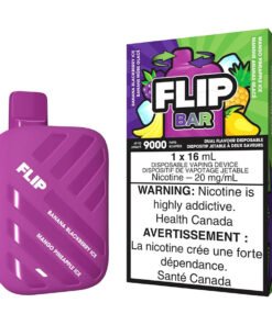 Flip Bar Disposable Vape Device - Banana Blackberry Ice And Mango Pineapple Ice