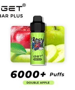 iGET BAR PLUS VAPE 6000 PUFF – DOUBLE APPLE