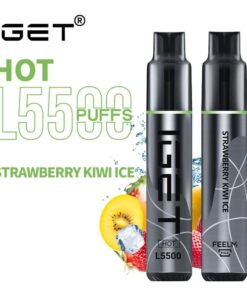 iGET HOT VAPE 5500 PUFF – STRAWBERRY KIWI ICE
