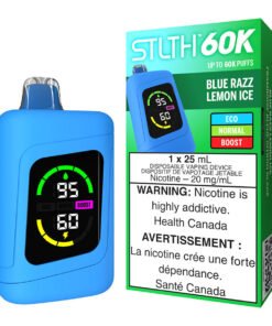 STLTH 60K Disposable Vape Device - Blue Razz Lemon Ice