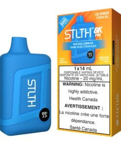 STLTH 8K Pro Disposable Vape Device - Blue Razz Lemon Ice