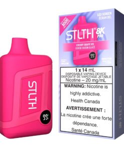 STLTH 8K Pro Disposable Vape Device - Cherry Grape Ice