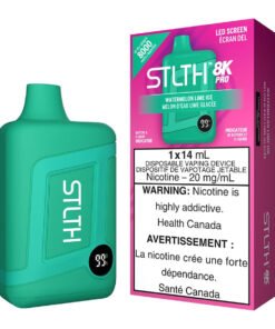 STLTH 8K Pro Disposable Vape Device - Watermelon Lime Ice