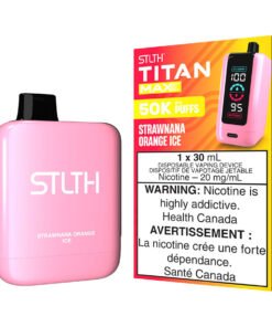 STLTH Titan Max Disposable Vape Device - Strawnana Orange Ice