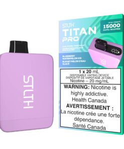 STLTH Titan Pro Disposable Vape Device - Blueberry Watermelon Ice