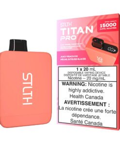 STLTH Titan Pro Disposable Vape Device - Juicy Peach Ice