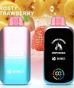 BIMO Turbo 20000 Puffs – Frosty Strawberry