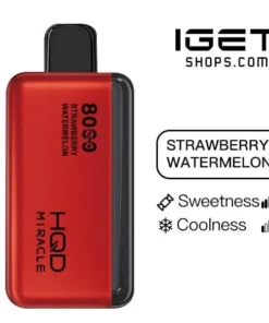 HQD Miracle 8000 – Strawberry Watermelon