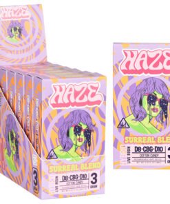 Haze Hybrid Surreal Blend Disposable Vape – 3mL / Cotton Candy – 6PC DISPLAY