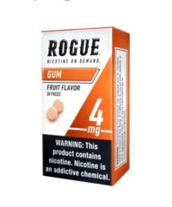 Rogue Fruit Flavor 4MG, Nicotine gum