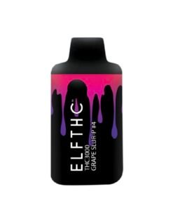 Grape Slur-P #4 High Potency Blend Delta 8 + THC-P + THC-X 3g Disposable By ELF THC