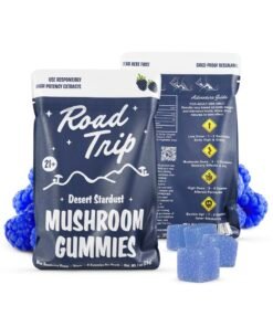 DESERT STARDUST MUSHROOM GUMMIES – BLUE RASPBERRY