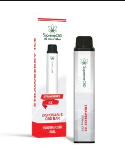 CBD Disposable Vape – Strawberry Ice (1500mg)