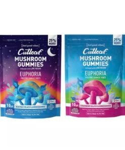 CUTLEAF EUPHORIA LIVE ROSIN MUSHROOM GUMMIES 1000MG 10CT
