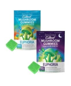 CUTLEAF EUPHORIA LIVE ROSIN THC MUSHROOM GUMMIES 8PCS