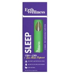 LIVE RESIN CBD VAPE PEN WITH CBN – SLEEP BLEND – 2G – ERTH WELLNESS