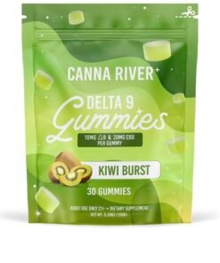 DELTA 9 THC GUMMIES WITH CBD – KIWI BURST – CANNA RIVER