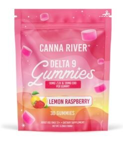 DELTA 9 THC GUMMIES WITH CBD – LEMON RASPBERRY – CANNA RIVER