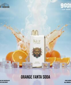 Kuz LUX 9000 Puffs Orange Fanta Soda