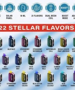 Solaris 25K Puffs Disposable - Grape Razz