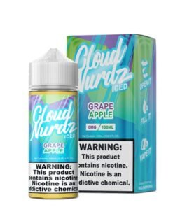 Cloud Nurdz Grape Apple ICED 100ml Vape Juice