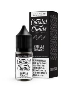 Coastal Clouds Vanilla Tobacco Nic Salt Vape Juice 30ml