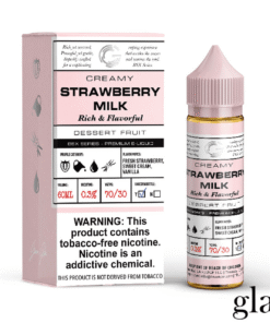 GLAS BSX Series Strawberry Milk 60ml TF Vape Juice