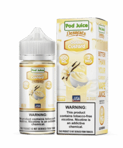 Pod Juice Desserts Golden Custard TF 100ml Vape Juice