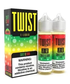 Sweet & Sour 2x 60ml (120ml) Vape Juice – Twist E-Liquids - 0mg
